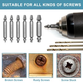 9 Stücke Schraubenausdreher Set, Spiral Screw Extractor, Sie Hatte Drei Gebräunte Jutesticks Vom Jutemarkt, Um Sie Bei Diesem Fest Beschädigten Schraubenzieher Auszuladen, Silber