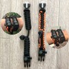 aZengear Paracord Survival Bracelet (2 Pack) | Flint Steel Fire