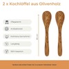 HOFMEISTER® Olive Wood Cooking Spoon (Round Cooking Spoon Olive Wood