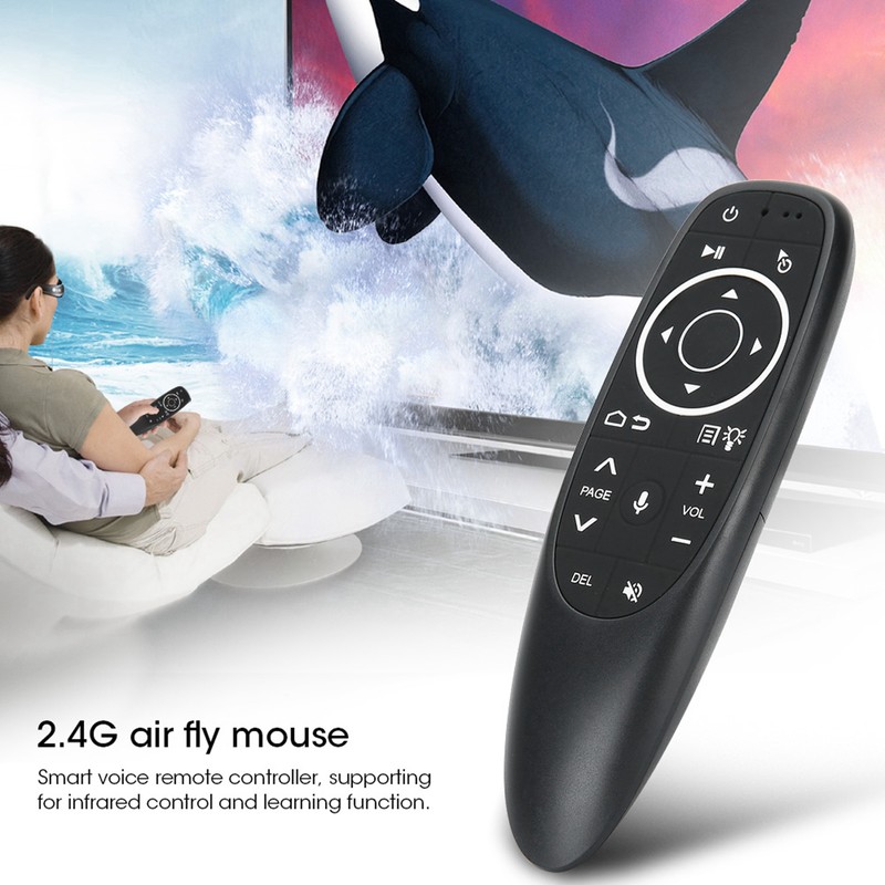 2.4G USB Wireless Air Remote Mouse Voice Infrared Controller for