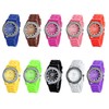 Avaner Women's Silicone Rhinestones Watches Analog Quartz Silicone Strap Bling