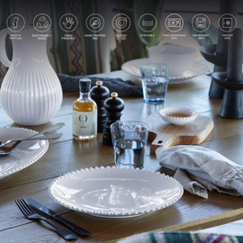 MUSIC/E PEARL WHITE SALAD PLATE 22CM