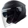 Vega Helmets Unisex-Adult Open Face Motorcycle Helmet (Matte Black, X-Small)