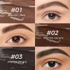 2pzs Tinte De Cejas Waterproof Larga Duración Kit 24h