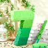 WinnerWhy Number Piñata Decorations 16 Inch Gradient Green Number Piñata