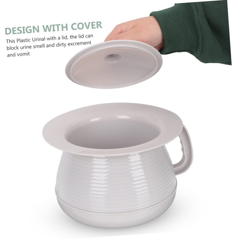 Mobestech Household Urinal for Boy Girl Portable Spittoon with Lid