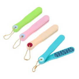 Baluue 4pcs Nano Glass Nail Files Polishing Manicure Tools Reusable Nail Buffer