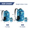 4Monster Water Resistant Foldable Backpack, Packable Hiking Daypack, Ultralight Travel