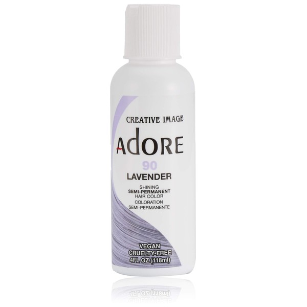 Adore Semi-Permanent Haircolor #090 Lavender 4 Ounce (118ml) (AD-90)