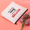 JXGZSO Funny Sass Queen Cosmetic Bag Humorous Qoutes Hotter Than