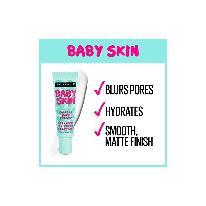 Maybelline New York - Primer limpiador instantáneo de poros Maybelline