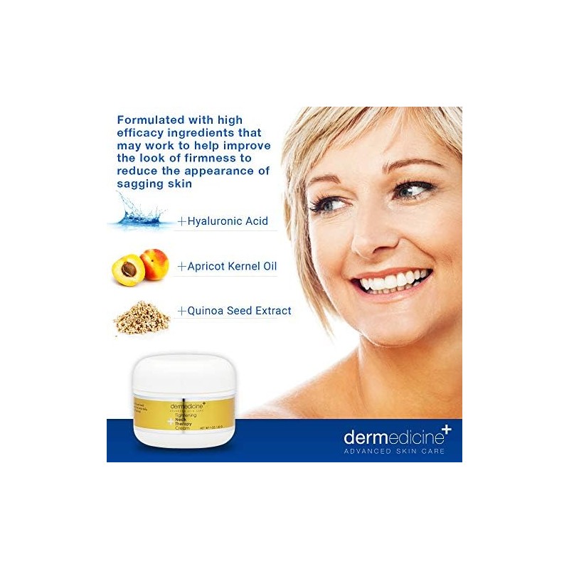 Dermedicine - Advanced Skincare Tightening Neck Therapy Cream, 1 oz.