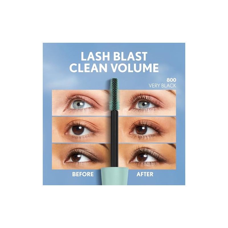 Pack of 2 CoverGirl Lash Blast Clean Volume Mascara, Black