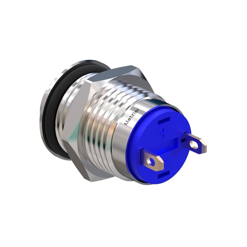 Metzler - Push Button 12mm - IP67 IK10 - Stainless