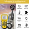 HoldPeak CFM Meter HVAC Anemometer with USB, Handheld Wind Speed