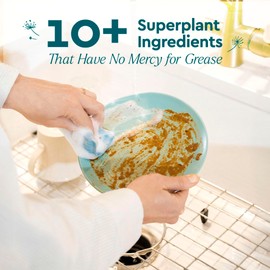 Puracy Natural Dish Soap - Skin-Softening Plant-Based Dishwashing Soap, Non-Toxic Dish Soap, Organic Liquid Dishwashing Detergent Soap (Fresh Citrus, 16 fl oz)