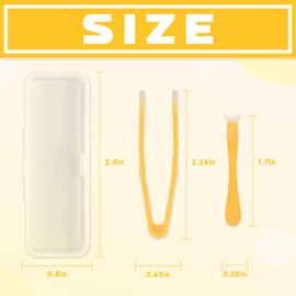 Lasiyanor 6PCS Colorful Contact Lens Remover and Inserter Tool Case Set, Contact Applicator with Soft Tip, Suitable for Contact Lens User