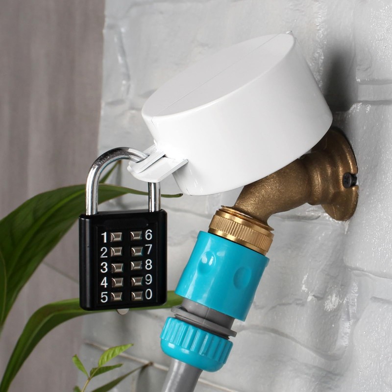 Outdoor Faucet Lock System -Gate Valve LockoutDevice -Prevent Water Theft