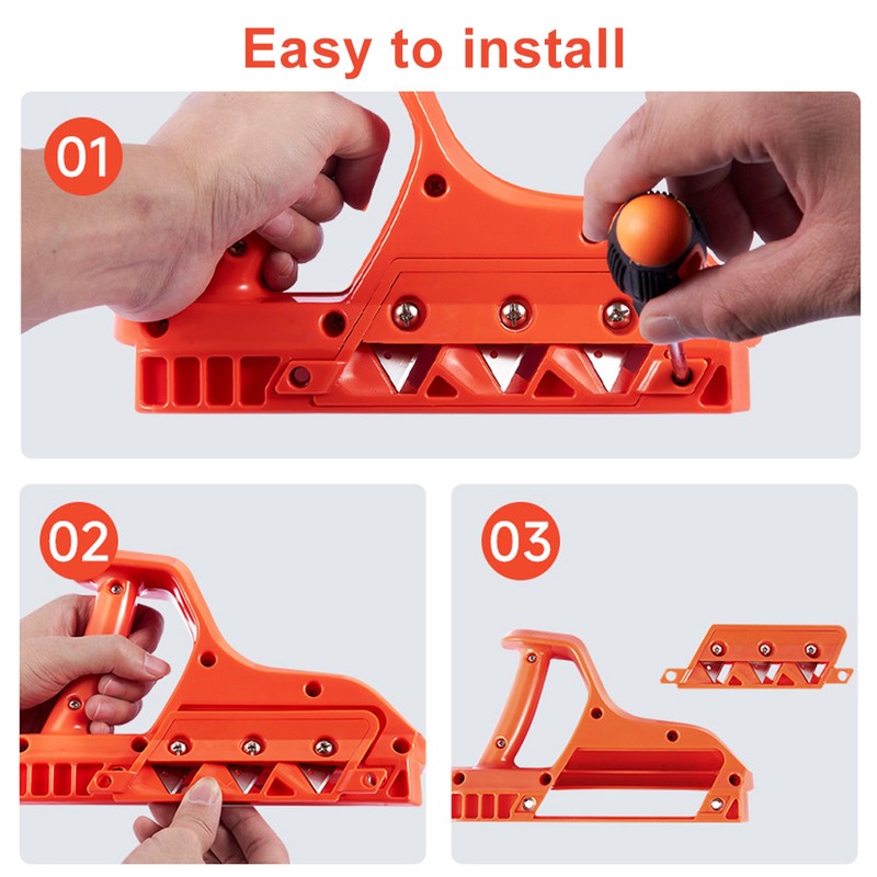ABS Plasterboard Chamfering Planer Wood Edges Trimming Tool Tilt Angle