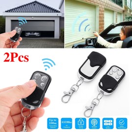 Universal with 433 Mhz Frequency 5 x 433MHz Remote Control Duplicator Gate Garage Door Opener Keychain 4 Buttons