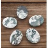 NATURAL TREE AGATE GEMSTONE WORRY STONE (ONE)