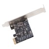 PCIe 3.0 X1 to 4 Port SATA3 Adapter Card Professional