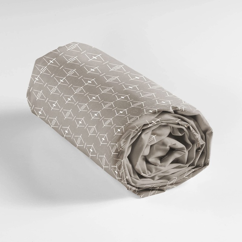 douceur d'intérieur, Aristide Natural Fitted Sheet (160 x 200 cm)