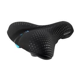 Selle San Marco Unisex - Adults BIOAKTIVE City Gel Saddle, Black Suede, L
