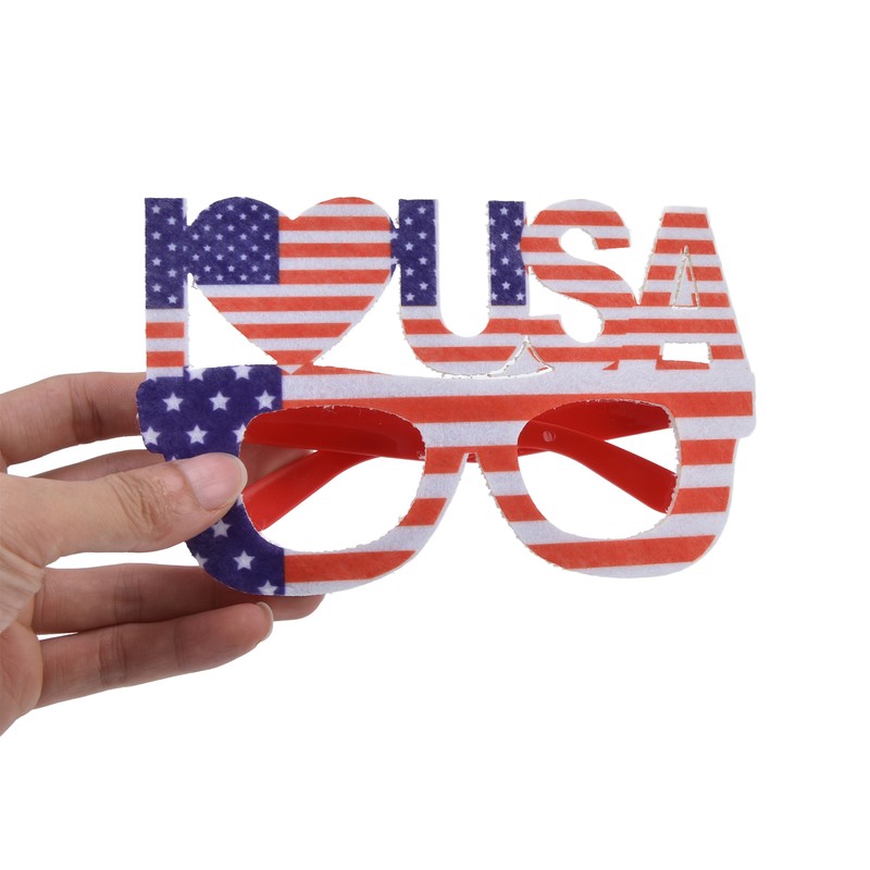 12pcs American Independence Day Glasses American Flag Holiday Glasses for