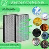 2 pack KC850U Filter Compatible With Sharp Air Purifier Replacement