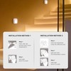 innofox 10-Pack Stick-on Motion Sensor Lights, Warm White LED Night