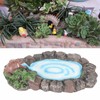 Trywise Hand Drawn Miniature Pond Fairy Garden Miniature Pond Realistic