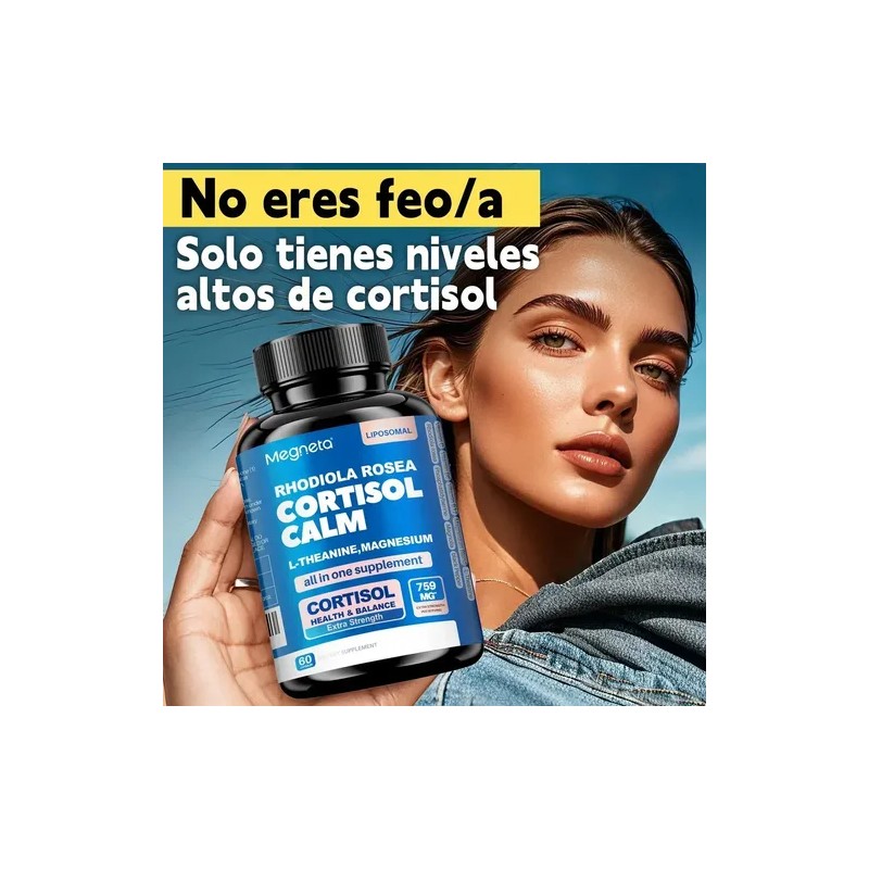 Control Cortisol Magnesio + L-teanina 60 Cápsulas