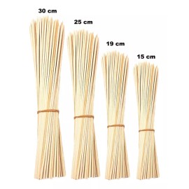 Jands Distribution Palillos D Bambu Palillos Brochetas Varios Tamaños 360 Pz