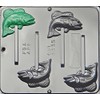 Bass Fish Lollipop Chocolate Candy Mold 3335