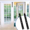 2 Pack Flush Bolt for Double Door, 8 Inch Stainless