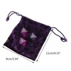 MEELYHOME 3 Pcs 8-Sided Rune Dice Resin Assorted Polyhedral Dice