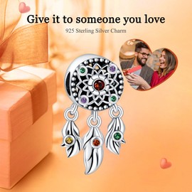 Rimgoris 925 Sterling Silver Charms for Women Bracelets Necklace Green Christmas Tree Women Easter Bunny & Egg Easter Egg Four Leaf Clover Christmas Snowman Grinch, Silver, Cubic Zirconia