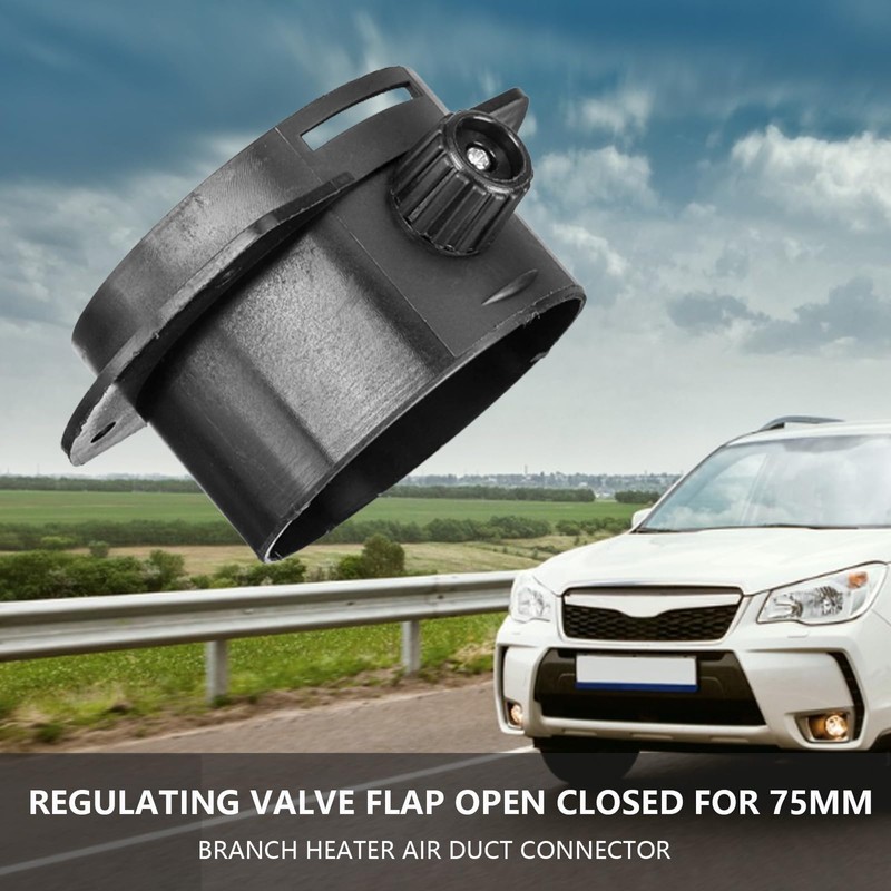 75mm Ducting Pipe Air Heater Valve, ZDHQLHJ Heater Outlet Connector