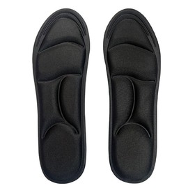 2 Pairs Memory Foam Insoles for Women, Foot Cushions for High Heels, Shoe Inserts Sole Inserts for Women (Black, L)