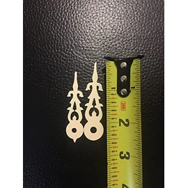 Large Cuckoo Clock Hands 2 1/4 Inch Center Hole Minute Hands Plastic Color Bone
