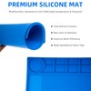 Kaisiking Electronic Repair Work Mat,Heat Resistant Silicone Solder Mat for