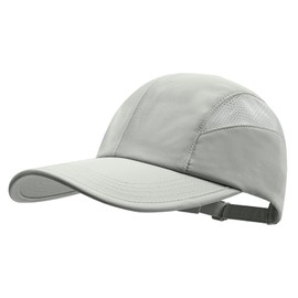Croogo - Gorra de béisbol de malla para verano, gorro de camionero para papá, ligero, transpirable, deportivo, para golf, correr, Snapback, M-dcp2403-gris claro, One Size