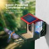 Smart Bird Feeder with Camera Solar Powered, 2K HD Video,