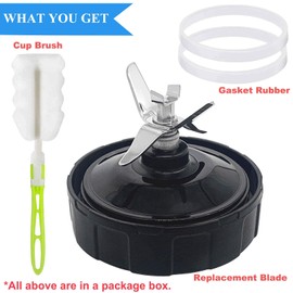 Blade for Nutri Ninja Blender, 7 Fins Extractor Blades Replacement Parts Compatible with Nutri Ninja Auto iQ BN495UK BN750UK BN800UK BL450-30 BL642-30 BL682-30 ETC.