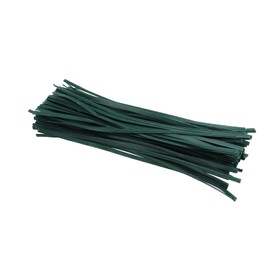 Safety 3 Garden Free Wire, 100 Pieces, Green, For Fixing Hedges and Posts, 0.2 x 7.9 inches (4 x 200 mm)
