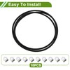 HOPESPANNER 1/4" Fuel Line Kit 10ft Vacuum Hose Automotive Fuel