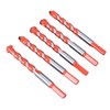 5PCS Twist Drill Bits 16.2mm Straight Triangle Shank Cemented Carbide