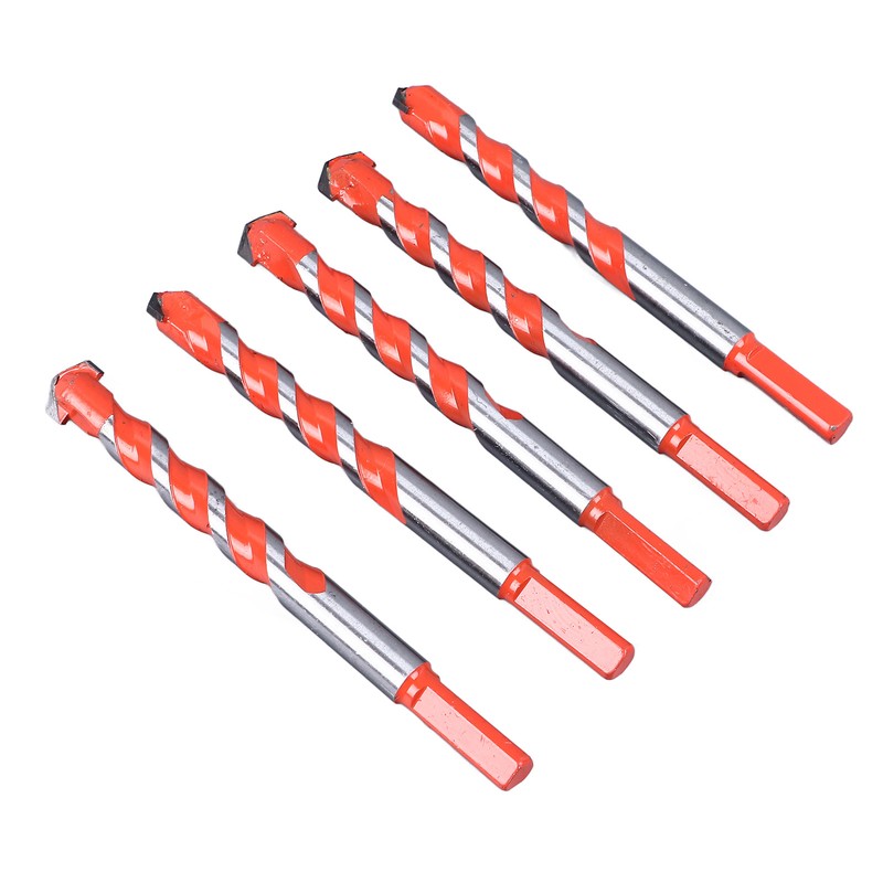 5PCS Twist Drill Bits 16.2mm Straight Triangle Shank Cemented Carbide