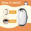 Penguin Shape Reusable Lint Roller Ball, Penguin Sticky Lint Remover,